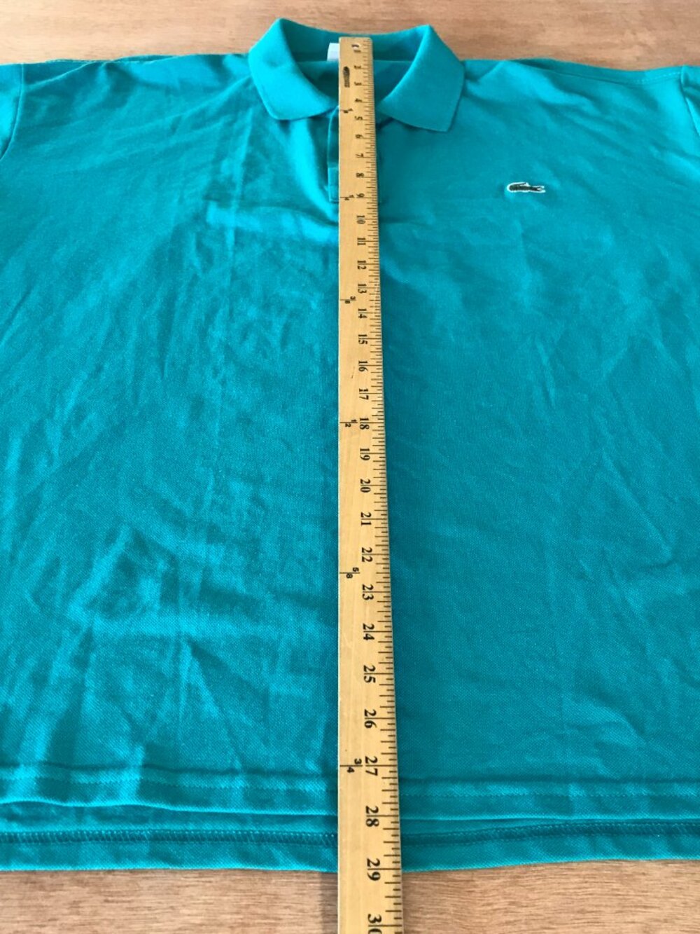 Lacoste Performance Polo Shirt Men L Green Short Sleeve Athleisure Golf Tennis - Picture 4 of 9